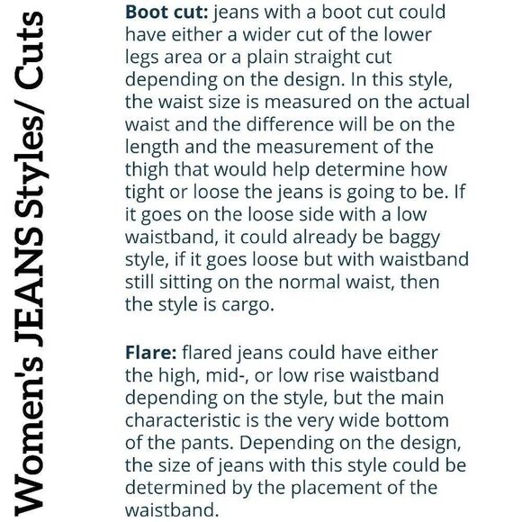 JEANS HELP GUIDE 👖🤔💭 🔴DO NOT BUY - Picture 8 of 9